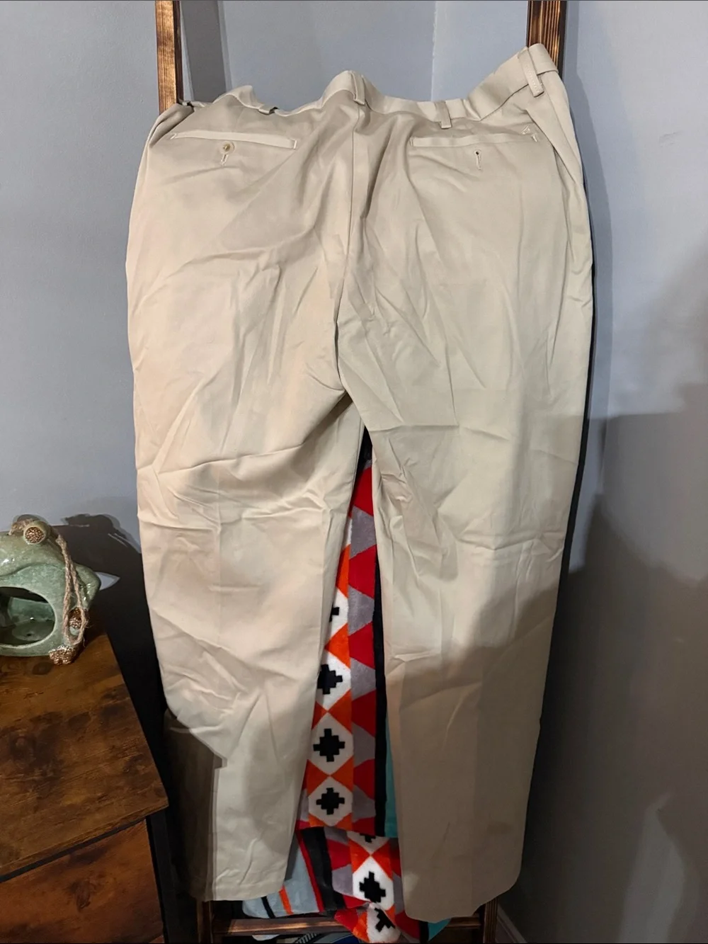Haggar Men's Cream Chinos